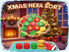 لعبة Xmas Hexa Sort على الانترنت