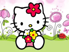 لعبة Hello Kitty Jigsaw على الانترنت