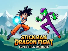 لعبة Stickman Dragon Fight - Super Stick Warriors على الانترنت