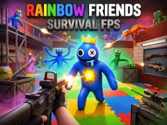 لعبة Rainbow Friends Survival FPS على الانترنت