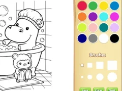 لعبة Cozy Friends Coloring Book for Kids على الانترنت