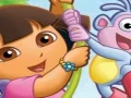 لعبة Puzzle Fun Dora With Boots على الانترنت