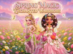 لعبة Spring Magic Enchanted Wardrobe على الانترنت