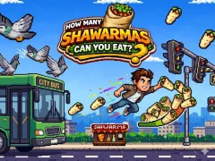 لعبة How Many Shawarmas Can You Eat? على الانترنت