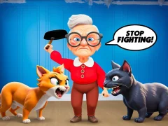 لعبة Cat and Granny على الانترنت