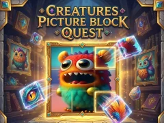 لعبة Creatures Picture Block Quest على الانترنت