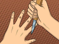 لعبة Don Not Cut Your Self على الانترنت