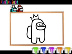 لعبة Among Them Painting Book! على الانترنت