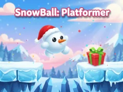 لعبة SnowBall: Platformer على الانترنت