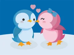 لعبة Cute Penguin Puzzle على الانترنت