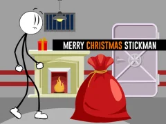 لعبة Merry Christmas Stickman على الانترنت