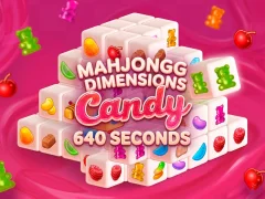 لعبة Mahjongg Dimensions Candy 640 seconds على الانترنت
