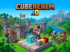 لعبة CubeRealm.io على الانترنت
