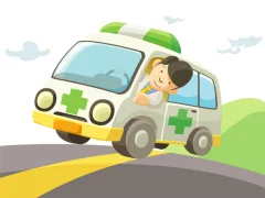 لعبة Cartoon Ambulance على الانترنت