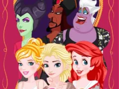 لعبة Princess vs Villain Face Swap على الانترنت