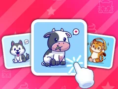 لعبة Cute Animal Cards على الانترنت