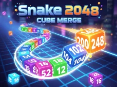 لعبة Snake 2048: Cube Merge على الانترنت