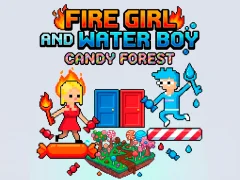 لعبة Fire Girl and Water Boy Candy Forest على الانترنت