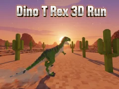 لعبة Dino T Rex 3D Run على الانترنت