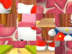لعبة Hello Kitty Video Puzzle على الانترنت