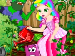لعبة Princess juliet garden trouble على الانترنت