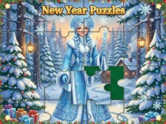 لعبة New Year Puzzles على الانترنت