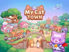 لعبة My Cat Town على الانترنت