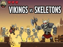 لعبة Vikings Vs Skeletons على الانترنت