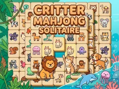 لعبة Critter Mahjong Solitaire على الانترنت