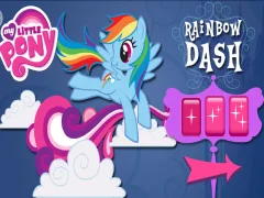 لعبة Rainbow Dash's Cloud Bump على الانترنت