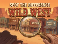 لعبة Spot The Difference Wild West على الانترنت