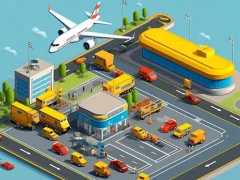 لعبة Taxi Empire Airport Tycoon على الانترنت