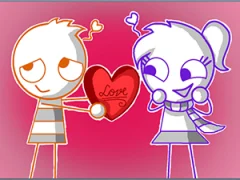 لعبة Valentines Hidden Stars على الانترنت