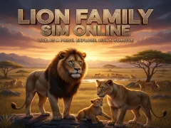 لعبة Lion Family Sim Online على الانترنت