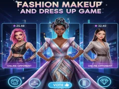 لعبة Fashion Makeup And Dress Up Game على الانترنت