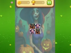 لعبة Halloween Witch Memory Match على الانترنت