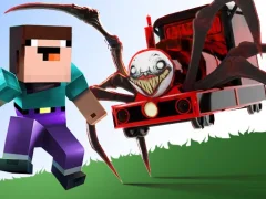 لعبة Noob vs Spider Train على الانترنت