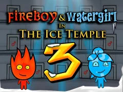 لعبة Fireboy and Watergirl 3 - The Ice Temple على الانترنت