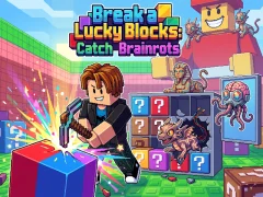 لعبة Break a Lucky Blocks: Catch Brainrots على الانترنت
