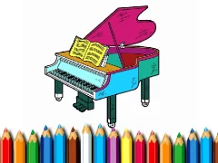 لعبة Back To School: Piano Coloring Book على الانترنت