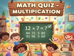 لعبة Math Quiz - Multiplication على الانترنت