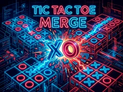 لعبة Tic Tac Toe Merge على الانترنت