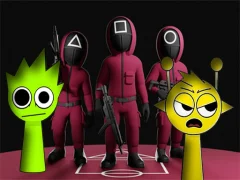 لعبة Squid Game Sprunki FNF Battle على الانترنت