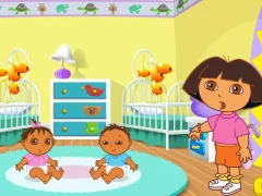 لعبة Dora the Explorer Dora's Playtime with the Twins على الانترنت