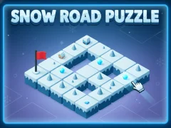 لعبة Snow Road Puzzle على الانترنت