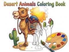 لعبة Desert Animals Coloring Book على الانترنت