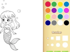 لعبة Mermaid Coloring Book For Kids على الانترنت