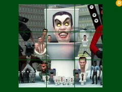 لعبة Skibidi Toilet Sliding Puzzle على الانترنت
