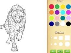 لعبة Wild Animals Coloring Book على الانترنت
