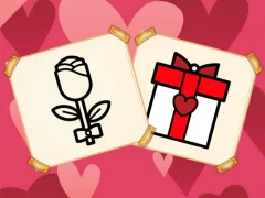لعبة Valentine Present Coloring على الانترنت